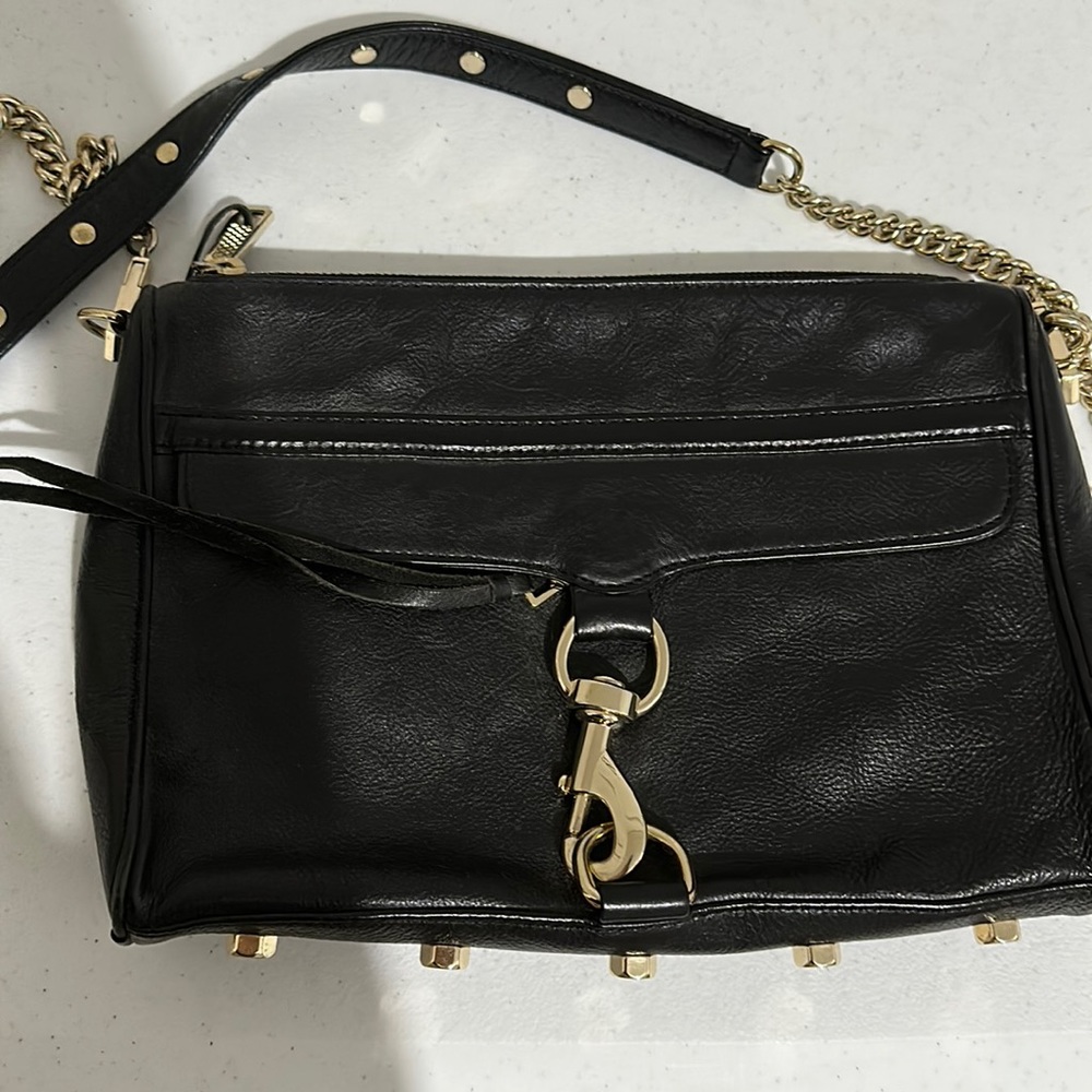 Rebecca mink off MAC large.  Crinkled leather